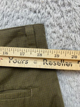 Load image into Gallery viewer, Dockers Pants Adult 38x32 Tan Navy Checkered Straight Trouser Pleated Dress Mens