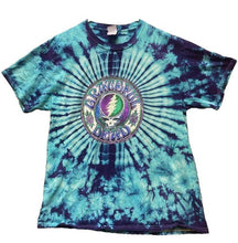 Load image into Gallery viewer, Vintage Grateful Dead Shirt Womens Large Blue Teal Tie Dye Skull Y2K Grunge Lady