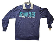 Load image into Gallery viewer, VTG Snow Creek Shirt Womens Large Navy Ski Area Skiing Collared Sportswear Lady
