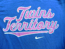 Load image into Gallery viewer, Nike Shirt Adult Large Minnesota Twins Territory Sportswear Swoosh Logo Mens
