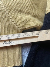 Load image into Gallery viewer, Crystal Kobe Sweater Womens Medium Zip Up Colorblock Acrylic Cardigan Ladies