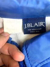 Load image into Gallery viewer, J Blair Jacket Adult Extra Large Blue Snaps Nylon Windbreaker Outerwear Mens