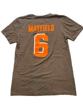 Load image into Gallery viewer, Cleveland Browns Shirt Adult Medium Brown Baker Mayfield #6 NFL Football Mens