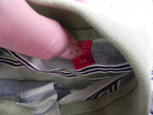 Load image into Gallery viewer, IZOD Shirt Womens Small Green Gray Striped Preppy Rugby Golf Polo Sporty Ladies