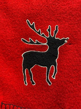 Load image into Gallery viewer, Marisa Christina Sweater Womens Extra Large Red Black Wool Animal Appliques