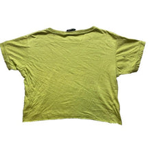 Load image into Gallery viewer, VTG Can't by Me Love Shirt Womens Medium Green Cropped 90s Lennon McCartney Lady