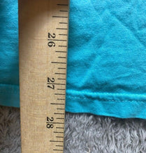 Load image into Gallery viewer, VTG Be Radical Shirt Womens Medium Turquoise Name Print Comfort Wash USA 80s 90s
