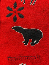Load image into Gallery viewer, Marisa Christina Sweater Womens Extra Large Red Black Wool Animal Appliques