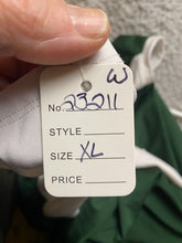 Load image into Gallery viewer, Love Conquers All Shirt Women Extra Large Green Alleson Athletic Raglan Ladies