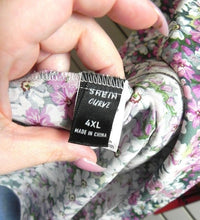 Load image into Gallery viewer, Shein Shirt Womens 4XL Colorful AOP Flower Tunic Spaghetti Strap Boho Curve Lady