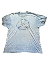 Load image into Gallery viewer, VTG Grand Lake Triathlon Shirt Adult Large Eagle Christian 80s Single Stitch Men