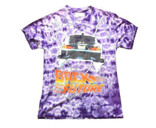 Load image into Gallery viewer, Back to the Future Shirt Womens Medium Universal Studios AOP Tie Dye Ladies
