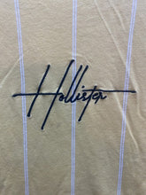 Load image into Gallery viewer, Hollister Shirt Mens Extra Large Yellow White Stripe Script Spell Out Casual