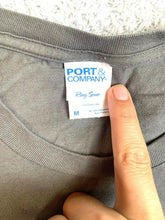 Load image into Gallery viewer, Boy Scout Shirt Adult Medium Olive Green Skull Tents Camp Survival Grunge Mens