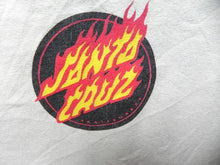 Load image into Gallery viewer, Santa Cruz Skateboards Shirt Adult Medium Flame Logo Fire Dot Streetwear Mens