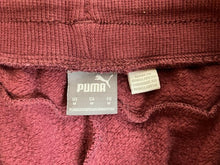 Load image into Gallery viewer, Puma Pants Adult Medium 29x26.5 Maroon Jogger Sweatpants Tapered Activewear Mens