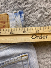 Load image into Gallery viewer, Levi's 501 Jeans Adult 28x24 Distressed Button Fly Light Wash Cut-Offs Mens