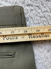 Load image into Gallery viewer, Tailors Row by Deansgate Pants Adult 36x27 Pine Green Pure Worsted Wool Mens