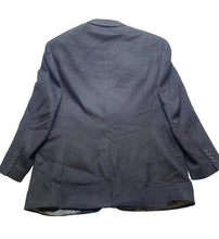 Load image into Gallery viewer, Evan Picone Suit Coat Mens 46R Black Single Breasted Camel Hair Sport Blazer