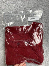 Load image into Gallery viewer, LL Bean Shirt Adult Large Red River Drivers Henley Double Layer Wool Blend Mens