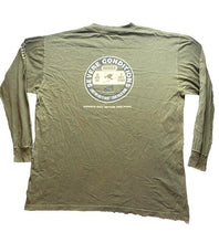 Load image into Gallery viewer, Snowshoe Shirt Adult Large Army Green Shay's Revenge Danger Snow Drifts Mens