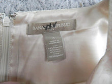 Load image into Gallery viewer, Banana Republic Dress Womens 4 White Back Zip Cocktail Rayon Sheath Casual Lady