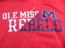 Load image into Gallery viewer, Ole Miss Rebels Sweatshirt Adult Small Coral Rivalry Threads Hoodie NCAA Mens