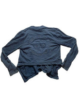 Load image into Gallery viewer, Nike Sweater Womens Medium Black Open Front The London Destroyers XXX Grey Tag