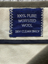Load image into Gallery viewer, Tailors Row by Deansgate Pants Adult 36x27 Pine Green Pure Worsted Wool Mens