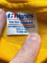 Load image into Gallery viewer, VTG Golden Memories Shirt Womens Small Goldenrod Single Stitch 20th Reunion 80s