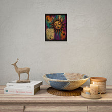 Load image into Gallery viewer, Sun Face Inspirational Poster — "Choose to See the Good" Rolled Art Print