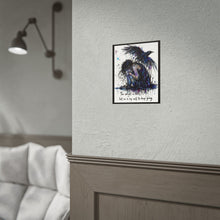 Load image into Gallery viewer, Rolled Poster - 'The Weight Is Heavy' Inspirational Gothic Art Print