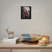 Load image into Gallery viewer, Rolled Poster – 'You Tore Out My Heart' Dark Gothic Art Print