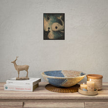Load image into Gallery viewer, Whimsical Whale Art Poster – Moody Fantasy Rolled Wall Print