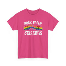 Load image into Gallery viewer, Rock Paper Scissors Funny Lesbian Gay Pride T-Shirt ALL SIZES S-5XL