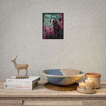 Load image into Gallery viewer, Dark Heart Plague Doctor Poster – Gothic Art Rolled Print with 'The Parts They Broke of Me' Quote