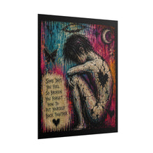 Load image into Gallery viewer, The Art of Surviving Yourself – Emotional Gothic Painting
