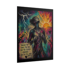 Load image into Gallery viewer, Art Poster - "Through the Chaos" Inspirational Resilience Wall Art