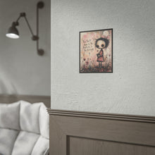 Load image into Gallery viewer, You Don’t Have to Be Perfect to Be Enough – Inspirational Gothic Wall Art