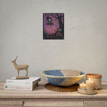 Load image into Gallery viewer, "Even The Strangest Flowers Bloom In Their Own Time" Wall Art | Gothic Girl Print