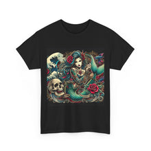 Load image into Gallery viewer, Sexy Mermaid Skulls Y2K Look T-Shirt - Size S - 5XL