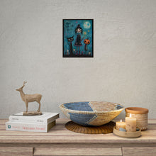 Load image into Gallery viewer, Rolled Poster — Whimsical Gothic Halloween Art "Make Your Own Magic"