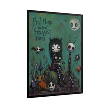 Load image into Gallery viewer, Find Magic in the Strangest Places Rolled Poster — Gothic Whimsical Fantasy Wall Art