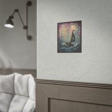 Load image into Gallery viewer, Inspirational Sailboat Poster – "The hardest storms teach us where our anchors truly are"