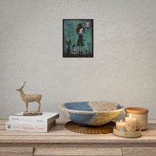 Load image into Gallery viewer, Rolled Poster — "Beauty Lives in Strange Places" Gothic Cute Art Print