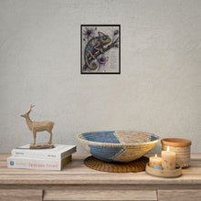 Load image into Gallery viewer, Chameleon Art Poster — "Weird Isn't a Weakness" Inspirational Rolled Poster