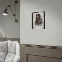 Load image into Gallery viewer, Rolled Poster — Gothic Bride Skeleton Art Print: "I Will Love You Even After I Die"