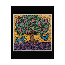 Load image into Gallery viewer, Keith Haring Tree of Life Rolled Poster — 'Be Kind to Your Mind' Art Print