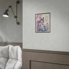 Load image into Gallery viewer, Rolled Poster — "Be Kind" Deer & Bunny Art Print