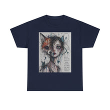 Load image into Gallery viewer, Dark Gothic Girl Art T-Shirt